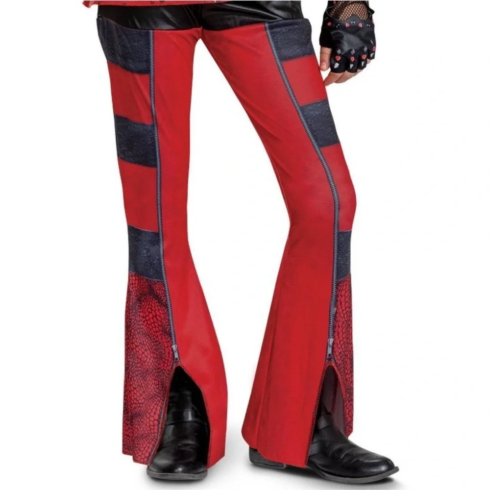 NWT Disney Descendants 4 Deluxe Kids Halloween Costume Red Deluxe Sz M & L - Picture 5 of 10